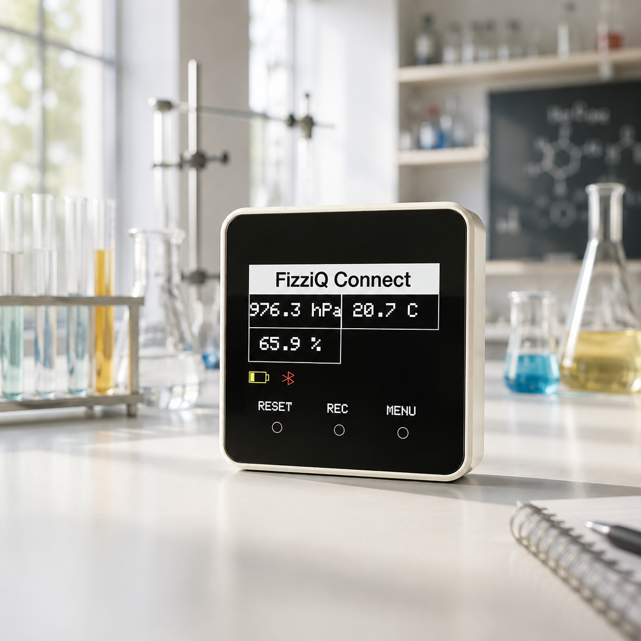 FizziQ Connect dans un laboratoire