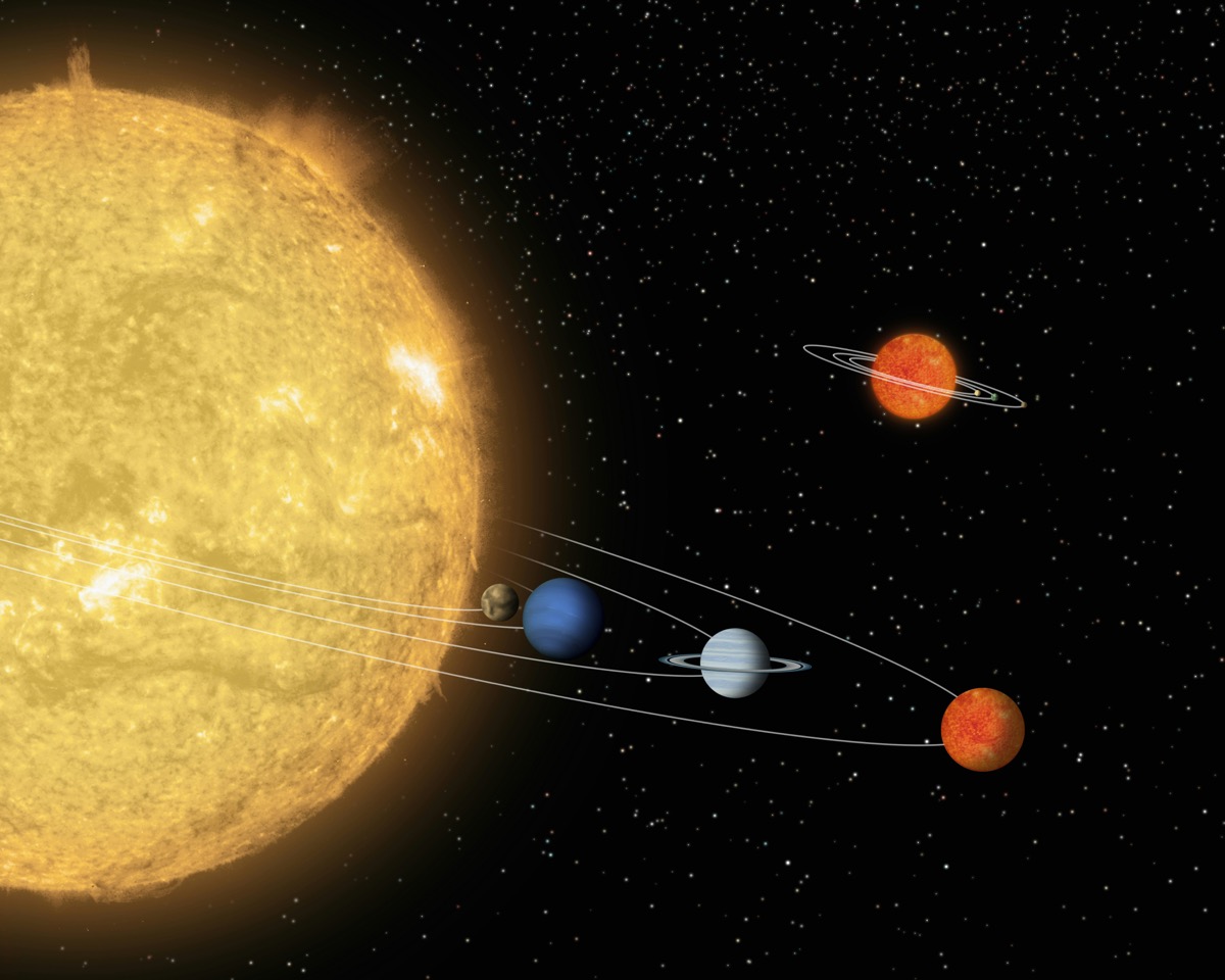 Système solaire : lois de Kepler