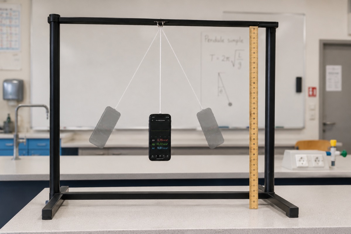 Pendule : a = 2gh/r