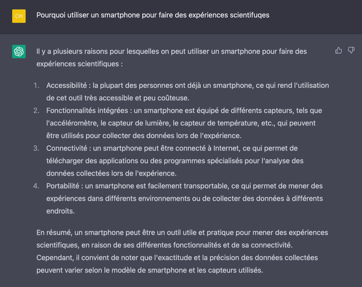 Mesurer la vitesse de la lumière avec ChatGPT