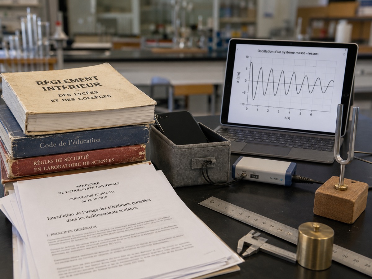 Interdiction du smartphone au lycée : quelles alternatives pour l'expérimentation scientifique ?