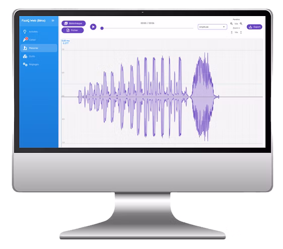 Analyse video cinematique FizziQ Web