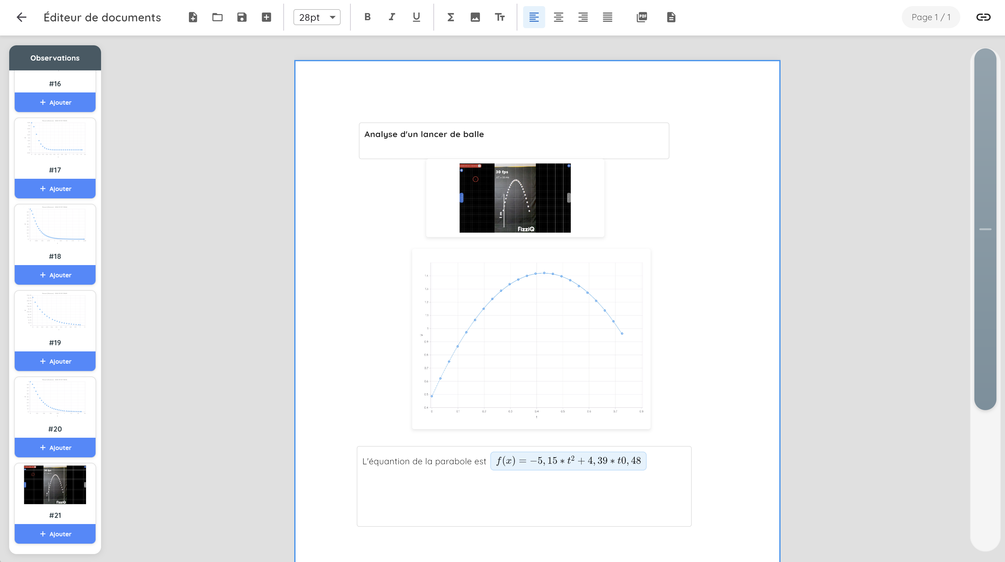 Rapport final FizziQ Web avec formules LaTeX