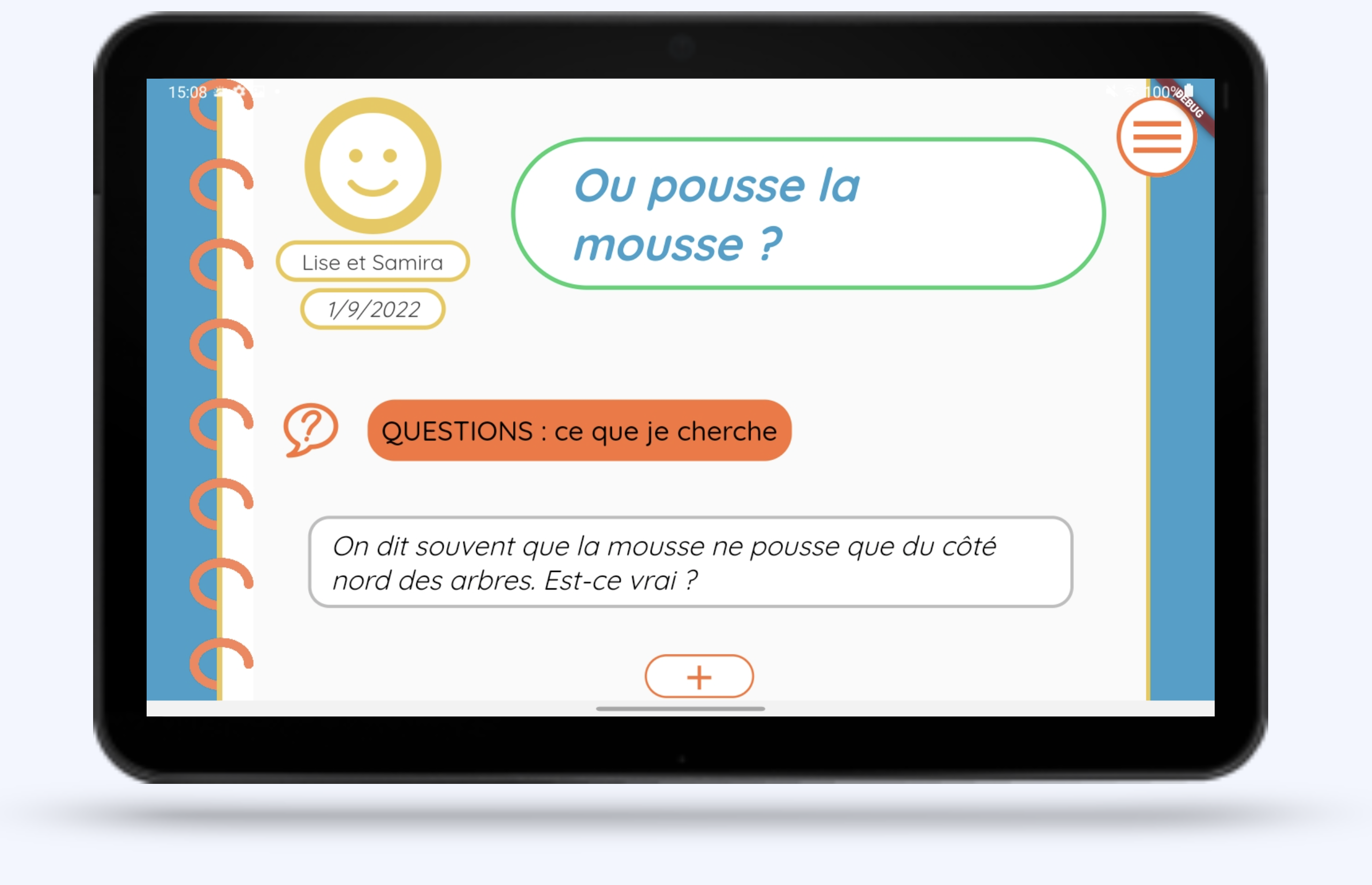 Interface FizziQ Junior